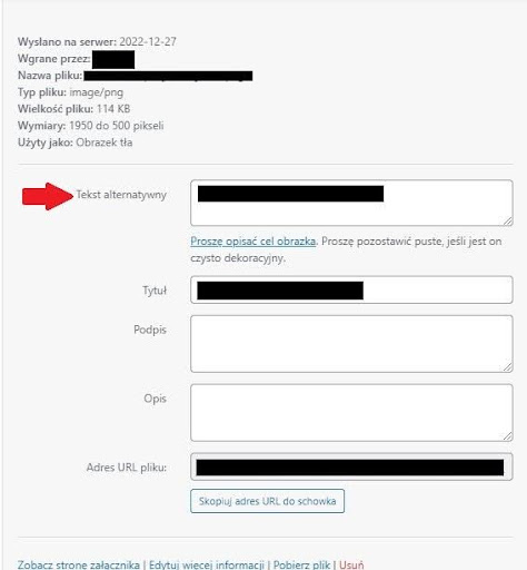 Jak dodać atrybut alt obrazka w WordPress?